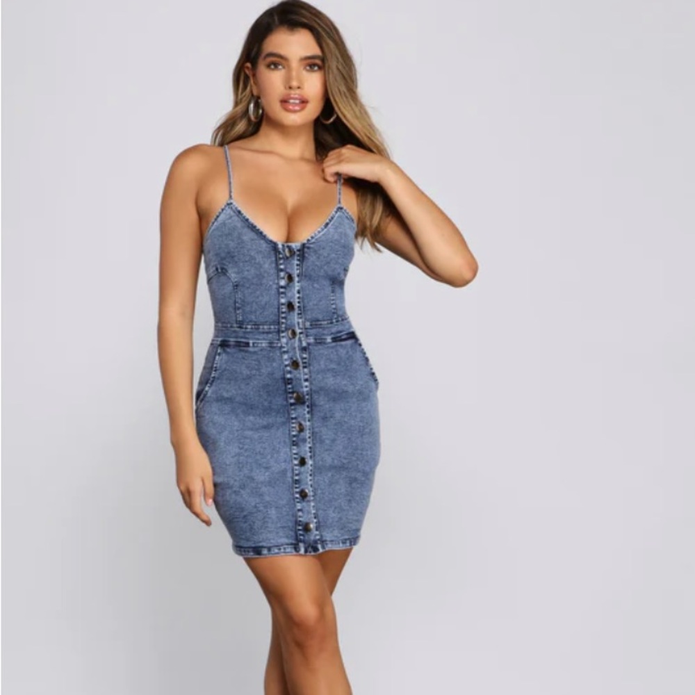 NWOT Windsor Denim Dress